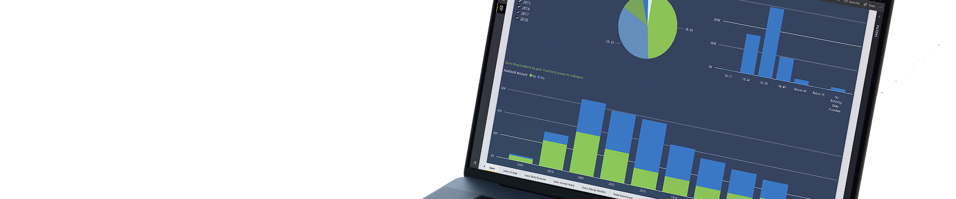 Origami Effect Power Bi White Slider