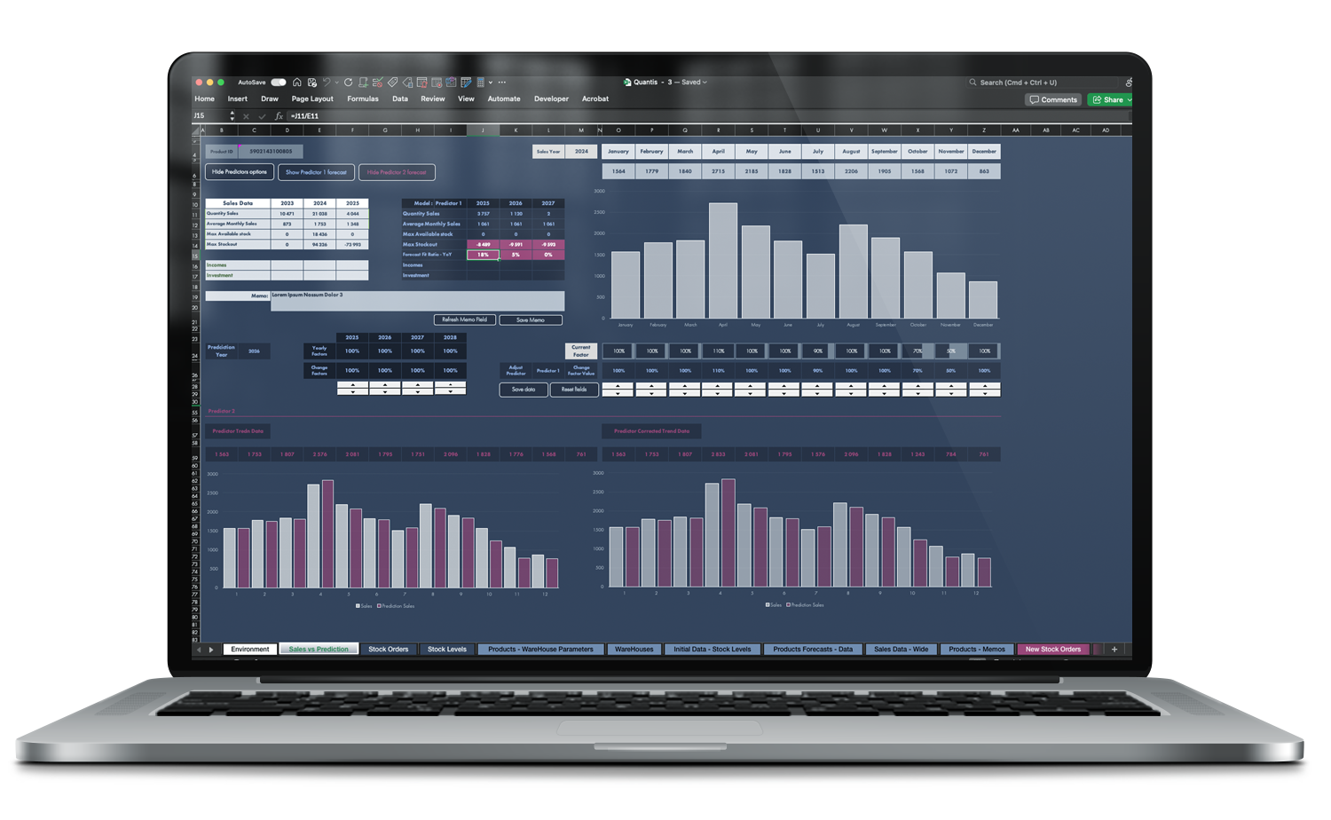 Quantis Forecasts Module