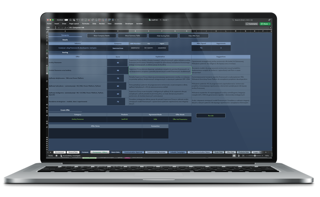 LeadFold Generate Offer Module