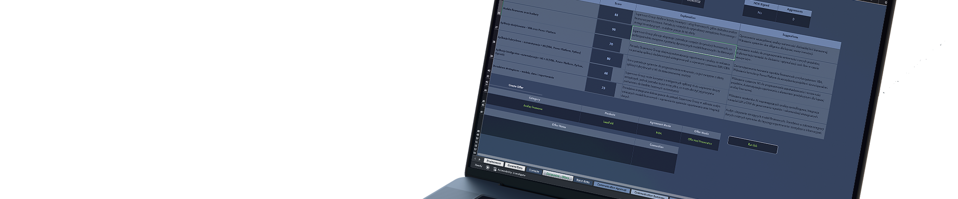 LeadFold White Slider